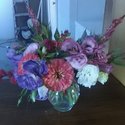 Flower bouquets in the summer